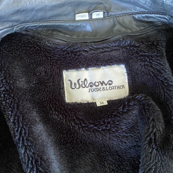 Men’s Medium Wilson’s Leather Jacket - Picture 2 of 5